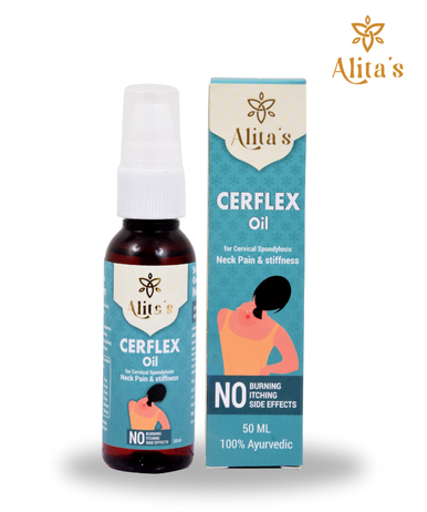 Cerflex Oil for Cervical Spondylosis | Ayurvedic Neck Pain Relief Oil | Fast-Acting Herbal Formula for Stiff Neck & Shoulder Pain | Natural Massage Oil – 50ml