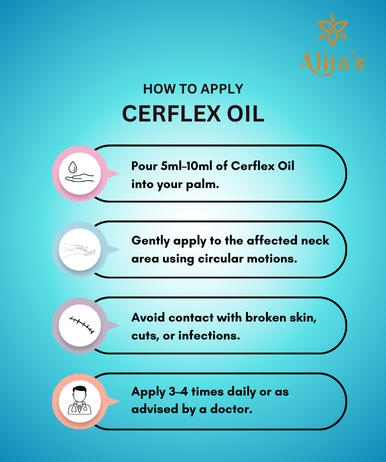 Cerflex Oil for Cervical Spondylosis | Ayurvedic Neck Pain Relief Oil | Fast-Acting Herbal Formula for Stiff Neck & Shoulder Pain | Natural Massage Oil – 50ml