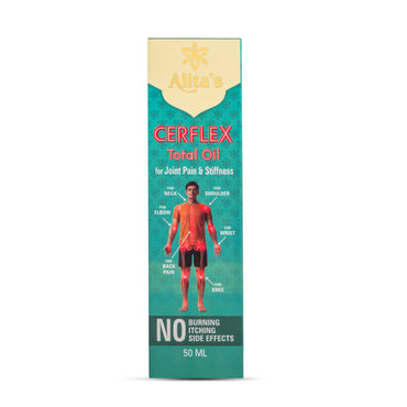 Cerflex Total Oil for Joint Pain & Stiffness Relief – 50ml | Natural Pain Relief Oil | No Burning, No Itching, No Side Effects