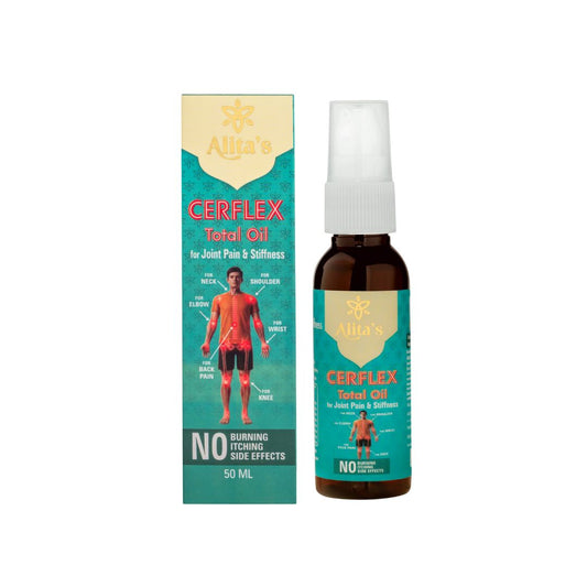 Cerflex Total Oil for Joint Pain & Stiffness Relief – 50ml | Natural Pain Relief Oil | No Burning, No Itching, No Side Effects