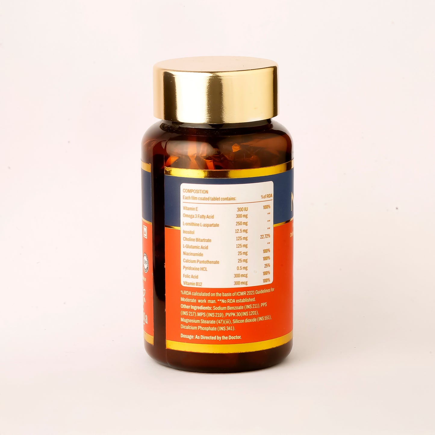 NAFLE Liver Support Supplement – For Non-Alcoholic Fatty Liver Disease (NAFLD) | Omega 3, Vitamin E, L-Carnitine, Inositol, Choline, B-Complex | 30 Tablets | Supports Liver Detox & Metabolism